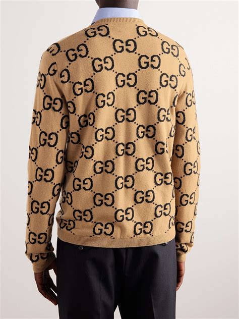 gucci bird & 25 jacquard wool sweater|gucci tiger animal logo.